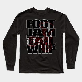 24" streettrials foot jam tail whip - bike TRIAL urban streetstyle - trialbike sports bicycle Long Sleeve T-Shirt